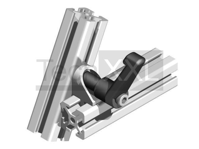 Angle clamp bracket  5 with clamp lever