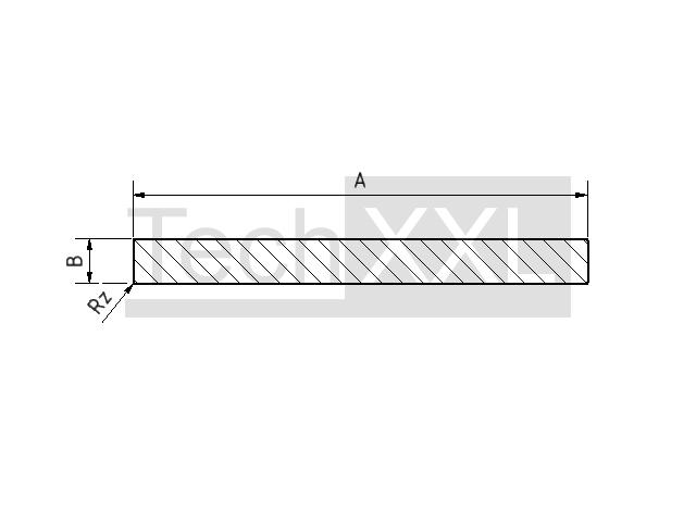Plochý profil 140x15 Rz1 wie HH300FP14015