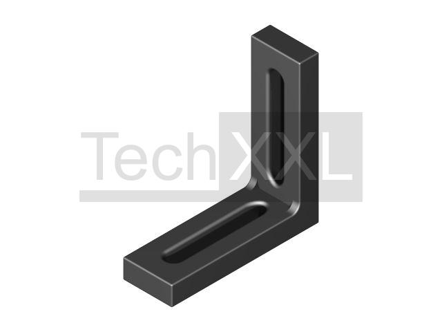 Fastening set angle bracket 60x60x20 ZN compatible to Item 0.0.474.62