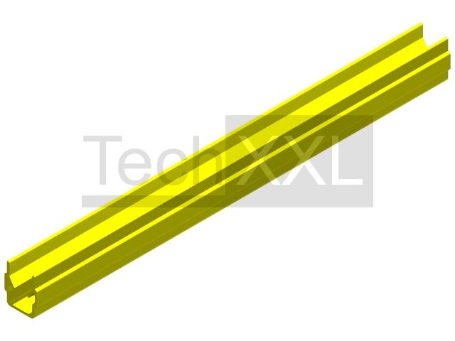 Cover profile 8 yellow 2000mm compatible to Item 0.0.489.43