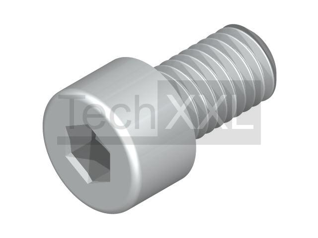 Cylindrical screw with hexagon socket  DIN 912 M8x14 galvanized
