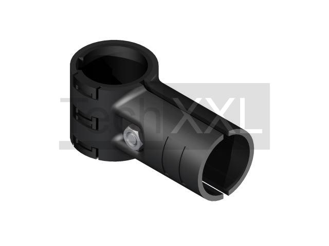 Rotary and sliding connector D28, black compatible to Bosch DF-10B