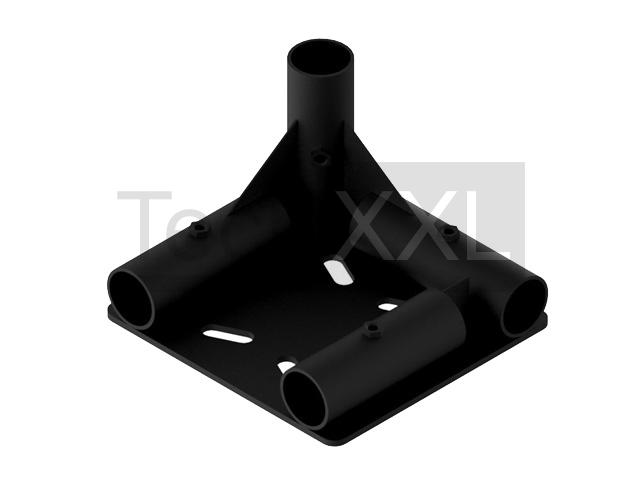 Corner plate left black compatible to Bosch FH-1002L