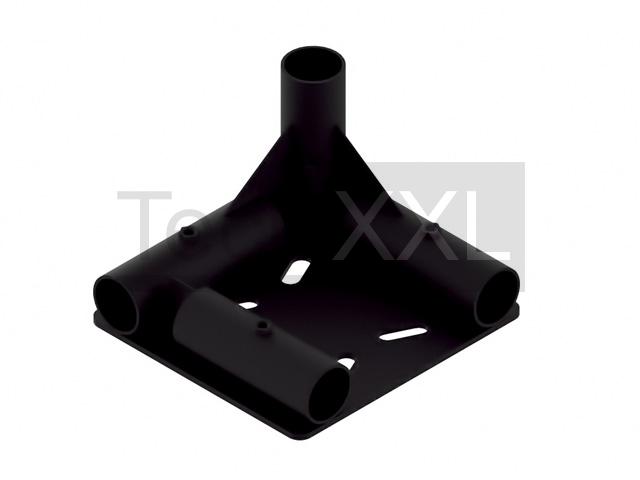 Corner plate right black compatible to Bosch FH-1002R