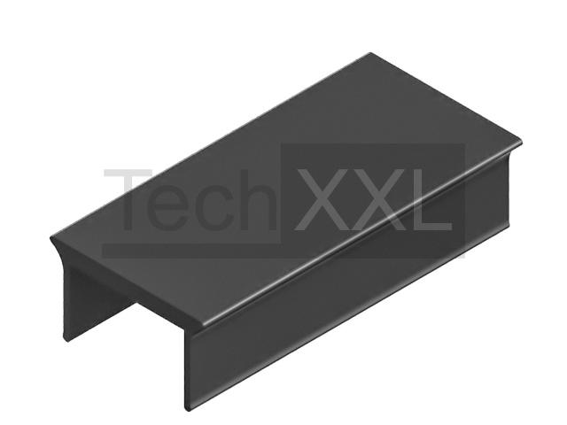 Cover profile 8-30 black 2000mm compatible to Bosch ??