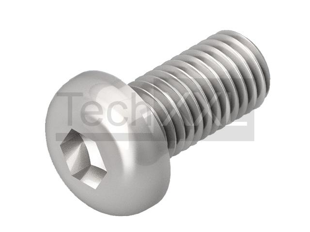 Half-round screw ISO 7380 M12x25 galvanized
